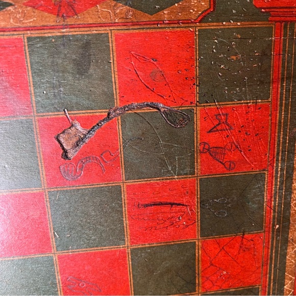 Vintage 1960’s Double Sided Game Board, Chinese Checkers, J. Pressman & Co. - Picture 9 of 10